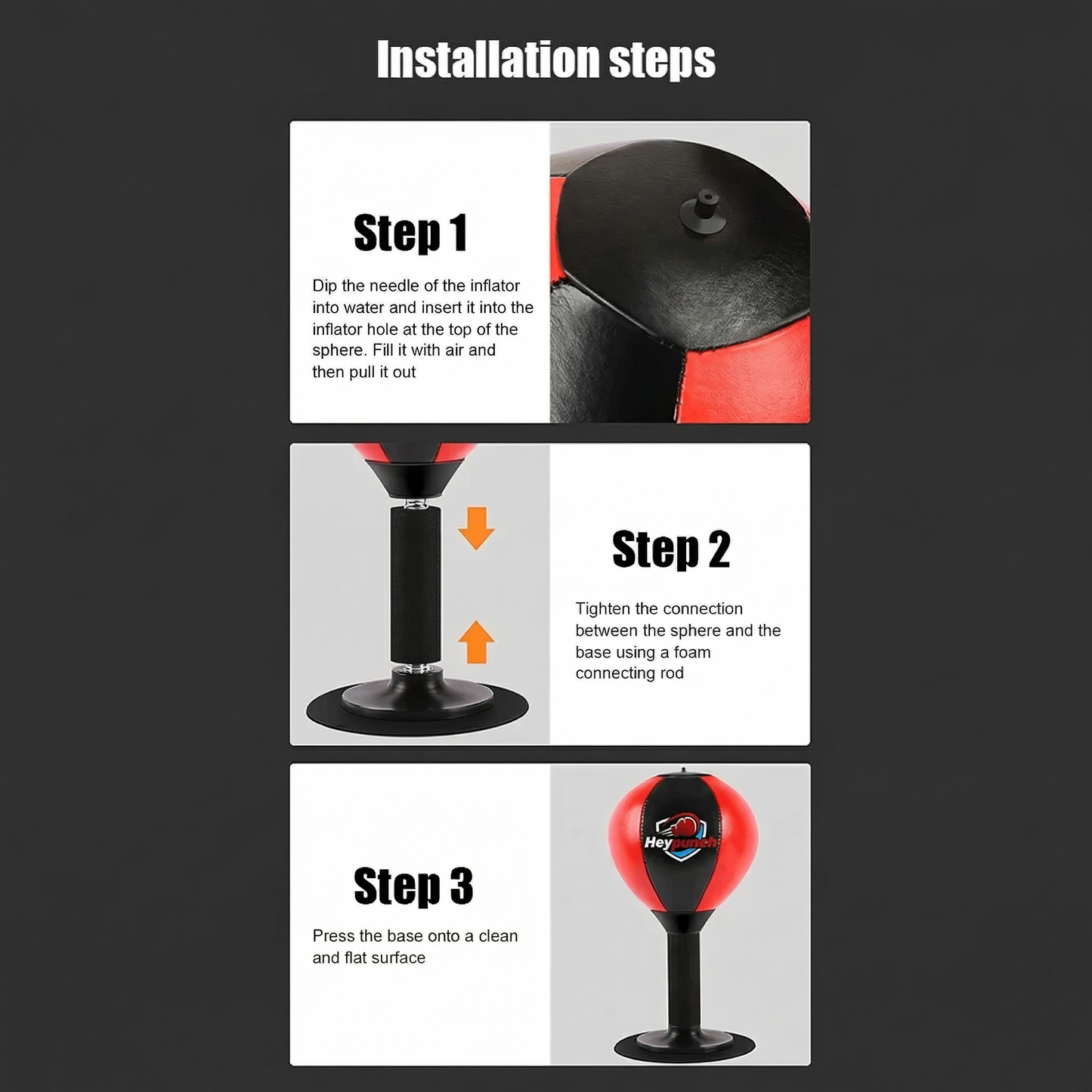 HeyPunch® Punching Ball V3